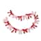 Intermediate Pink & Red Bow Garland Amigurumi Crochet Ornament Kit by Loops & Threads®